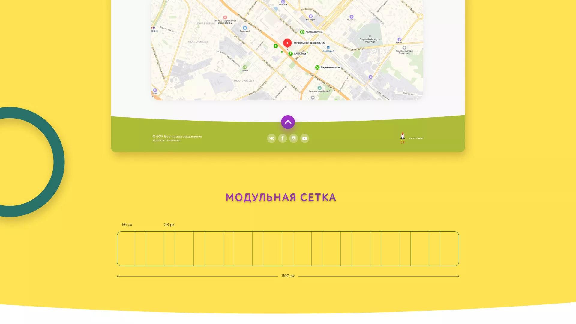 Разработка сайта детского активити-клуба «Домик гномика» в Лыткарино